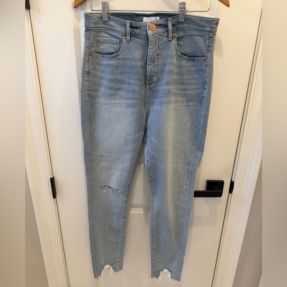LOFT Women's Light Blue Skinny Jeans